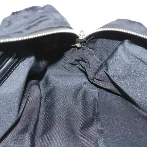 FENDI Zucca Canvas Hand Bag Black Auth hk1179 - Picture 14 of 16